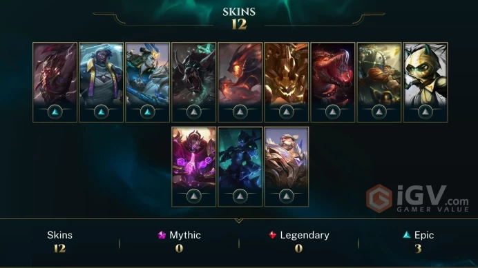 Euw S16 Split 2! Master 13 LP - 51 WR - Top Main - 84 Champs - 15 Skins - Ranked Ready -Full Access