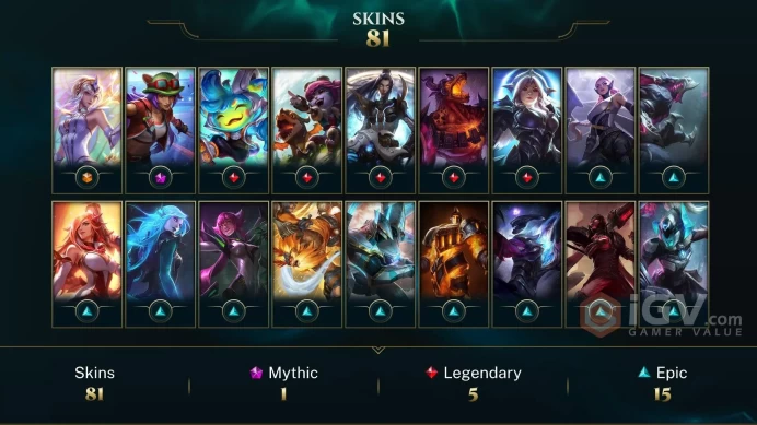 EUW League Account: +81 Skins | Full Access | Instant Delivery!