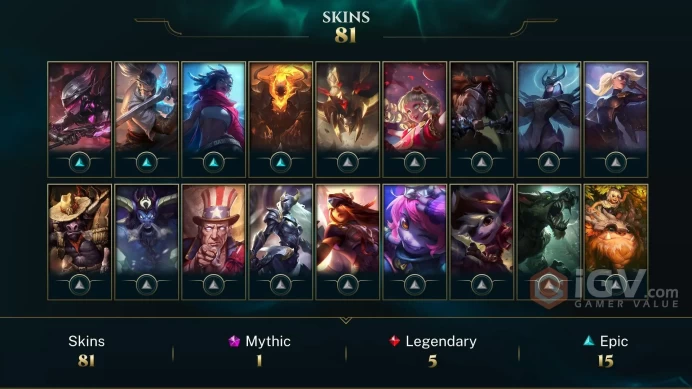 EUW League Account: +81 Skins | Full Access | Instant Delivery!