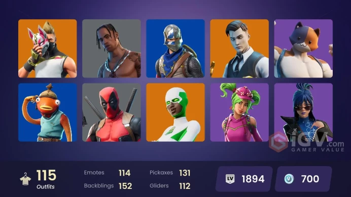[PC/PSN/XBOX] FA / 115 SKINS / TRAVIS SCOTT / LEVIATHAN AXE / BLUE SQUIRE / ROYALE KNIGHT / GOLD MIDAS / GOLD BRUTUS / ROGUE AGENT / OG STW /