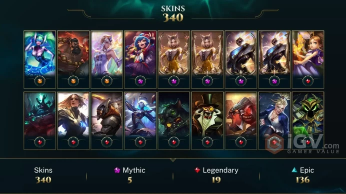 EUW - EMERALD 2025 ~ 400 Skins/Chromas - All Champs - 120k Blue E - Prestige Pulsefire Thresh - Spirit Blossom Thresh - Prestige K/DA Ahri DY187