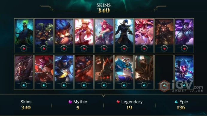 EUW - EMERALD 2025 ~ 400 Skins/Chromas - All Champs - 120k Blue E - Prestige Pulsefire Thresh - Spirit Blossom Thresh - Prestige K/DA Ahri DY187