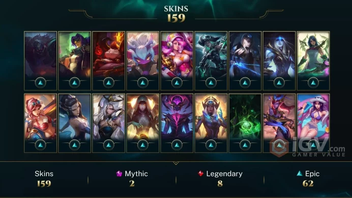 Conta de Liga do Brasil: +159 Skins | Acesso Total | Entrega Instantânea!