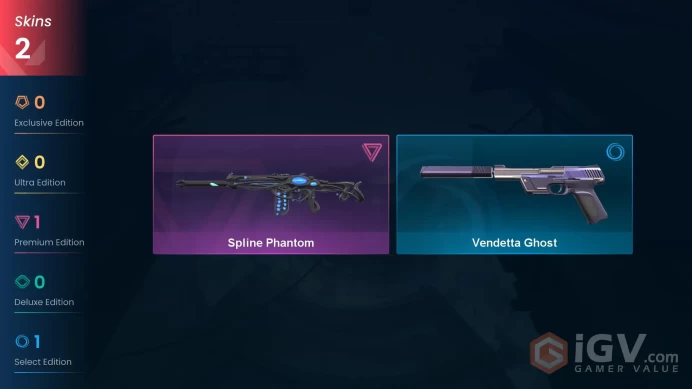 EU | 2 skins | Spline Phantom | Vendetta Ghost | N7977