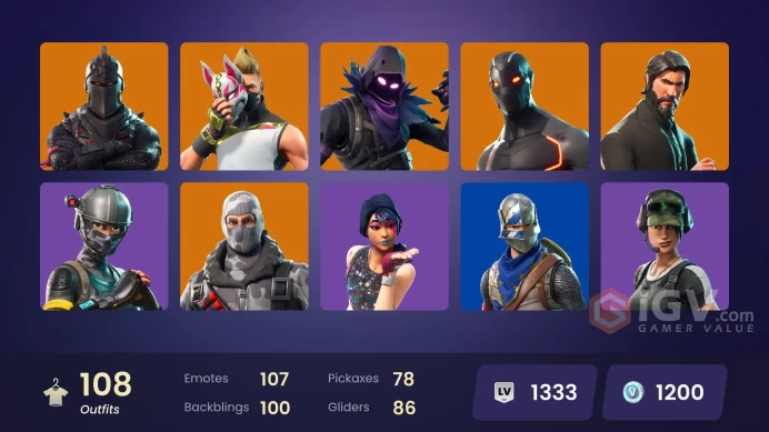 [PC/XBOX] 108 skins | Black Knight | Sparkle Specialist | The Reaper | Blue Squire | Royale Knight | Take The L | BK1