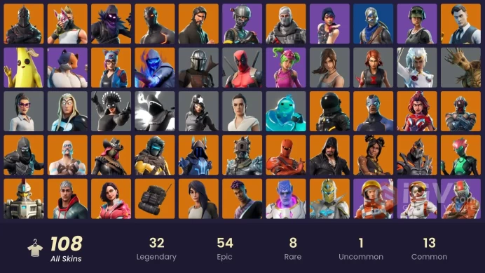 [PC/XBOX] 108 skins | Black Knight | Sparkle Specialist | The Reaper | Blue Squire | Royale Knight | Take The L | BK1