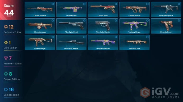 Na-Usa-Can | Kuronami Bundle | Valiant Hero Bundle | Celestial Fan | Forsaken Vandal | Sentinels of Light Phantom | 44 Skins | Level 89 | Full A
