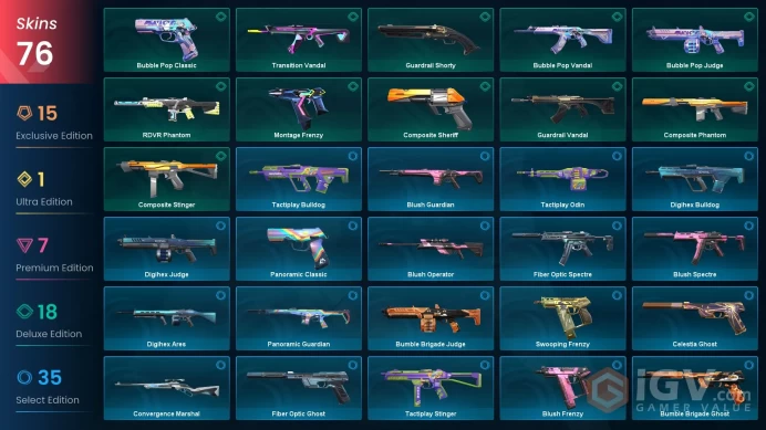 EU/TR %50 Cheap VP - Champions 23 Vandal - Champions 24 Phantom - RGX Vandal - Chaos Vandal - BlastX Phantom - Ion Karfambit - FULL ACCESS