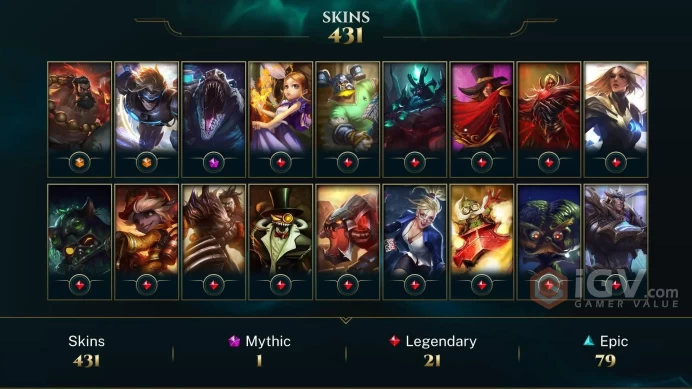 NA | ~ 480 Skins/Chromas | Championship Riven 2012 | ~ All Champions | Hextech Renekton | Spirit Guard Udyr | RARE 2012 Icons | Iron / Bronze | 