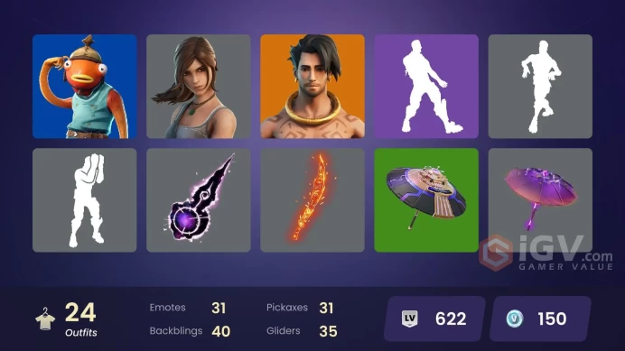 Full Access [Xbox/PSN/PC] 24 Skins - Sandstone Joey - Head Droopy - Lara Croft - Ruby Shadows - Neymar Jr - Superman #2019