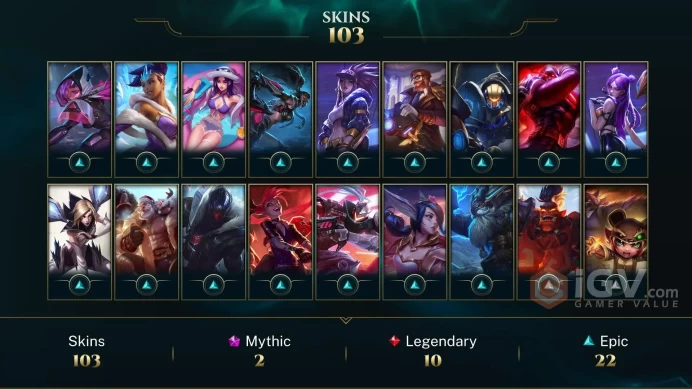 LAN - FULL ACCESS - 114 LVL - 103 Skins - Lancer Zero Hecarim - God Fist Lee Sin - IG Kai'Sa - Victorious Skins - Victorious Aatrox - MY136