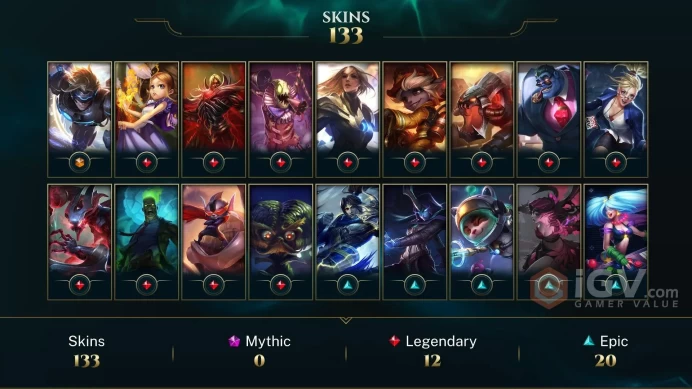 EUW ~ 80% of All Champions ~ 140 Skins - Gold S5 - Pulsefire Ezreal - Firegifhter Tristana - Victorious Sivir - SKT T1 Zed - TPA Shen - MY120