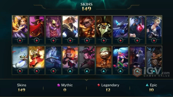 EUW - GOLD MMR -150 Skins - Vex Main - Lunar Beast Viego - Victorious Skins - Cosmic Lux - Sett Qiyana - Victorious Sejuani - Lunar Beast Annie 