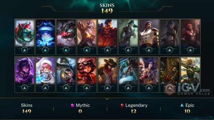 EUW - GOLD MMR -150 Skins - Vex Main - Lunar Beast Viego - Victorious Skins - Cosmic Lux - Sett Qiyana - Victorious Sejuani - Lunar Beast Annie 