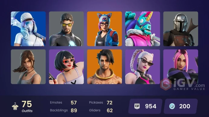 Full Access [Xbox/PSN/PC] 76 Skins - Cloud Striker - Menace Flame - Ronin Cape #2030