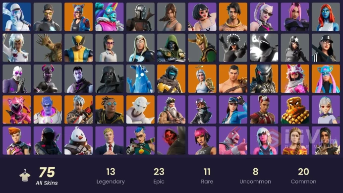 Full Access [Xbox/PSN/PC] 76 Skins - Cloud Striker - Menace Flame - Ronin Cape #2030