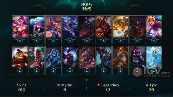 EUNE - Platinum 2016 - 49 LVL - 165 Skins - DJ Sona - Elementalist Lux - Pulsefire Ezreal - Spirit Guard Udyr - Victorious Skins - Brolaf - MY10