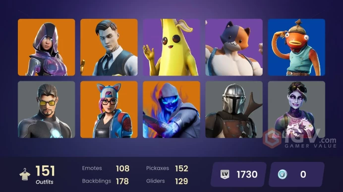 (PC PSN XBOX) 151 skins | LEVIATHAN AXE / Glow | WORLD CUP | Gold Midas | Catalyst | The Ice King | Blackheart | Predator | Gear Specialist Maya