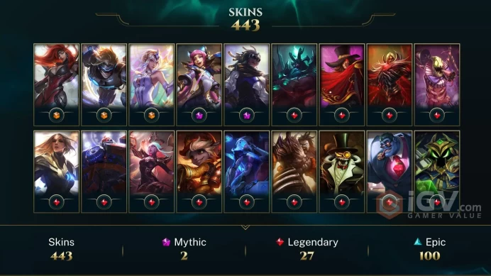 EUW - DIAMOND S8 ~ 450 Skins - All Champions - Prestige Battle Cat Jinx - Prestige True Damage Senna - Gun Goddess Miss Fortune - 25 Runes - ADC