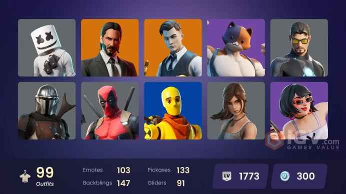 Full Access [PSN/PC] 99 Skins - Gold Brutus - Gold Midas - John Wick - Cloud Striker - Point Patroller #2026