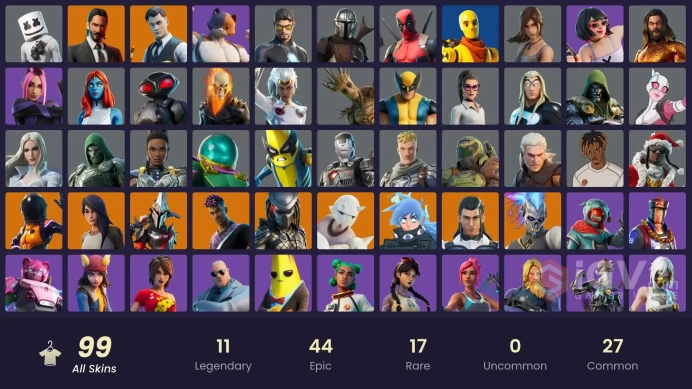Full Access [PSN/PC] 99 Skins - Gold Brutus - Gold Midas - John Wick - Cloud Striker - Point Patroller #2026