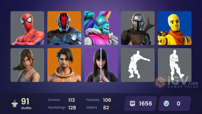 Full Access [Xbox/PSN/PC] 91 Skins - Major Glory - Explorer Emilie - Menace Flame #2035