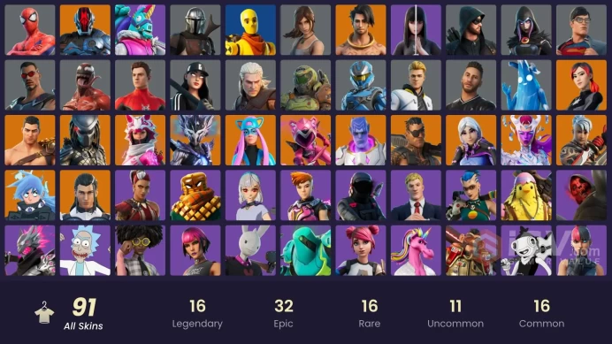Full Access [Xbox/PSN/PC] 91 Skins - Major Glory - Explorer Emilie - Menace Flame #2035