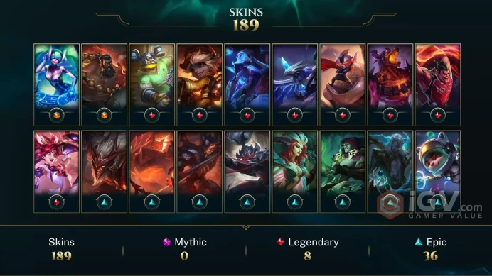 LAN ~ All Champions ~200 Skins - GOLD S4 - Victorious Skins - Blackfrost Anivia - FPX Lee Sin - RARE 2014 Fnatic Icon - Kittalee - Full access -