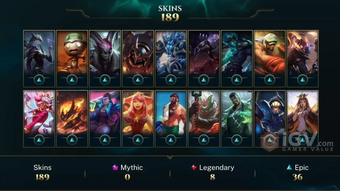 LAN ~ All Champions ~200 Skins - GOLD S4 - Victorious Skins - Blackfrost Anivia - FPX Lee Sin - RARE 2014 Fnatic Icon - Kittalee - Full access -