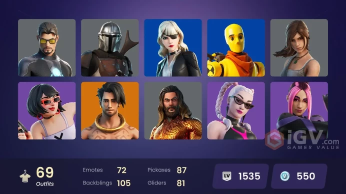 Full Access [Xbox/PSN/PC] 68 Skins - Menace Flame - Sandstone Joey - Malik - Solitary Defender #2027