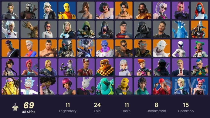 Full Access [Xbox/PSN/PC] 68 Skins - Menace Flame - Sandstone Joey - Malik - Solitary Defender #2027