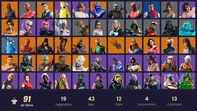 Full Access [Xbox/PSN/PC] 91 Skins - Blue Team Leader - Mako - Prodigy - Carbon Commando - Blue Striker #2039