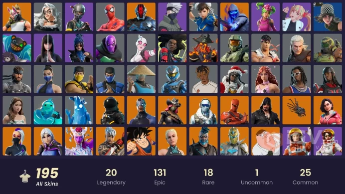 [ALL PLATFORMS]-186 Skin-Take The L-Elite Agent-Ryu-Zuko-Kitana (MK3)-Kakashi Hatake-Raiden (MK3)-Naruto Uzumaki-Black Cat-Scorpion (MK3)-