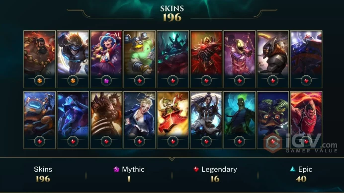 NA - Silver 2013 ~ 200 Skins ~ All Champions - 9 Rune Pages - RARE 2012 Icon - Judgment Kayle - Red Baron Corki - Dunkmaster Darius - Goth Annie