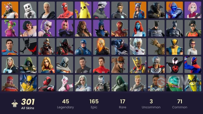 [ALL PLATFORMS]-300 Skin-OG STW-Captain Levi-Kakashi Hatake-Strong Guard-FULL ACCESS-BEST SELLER-