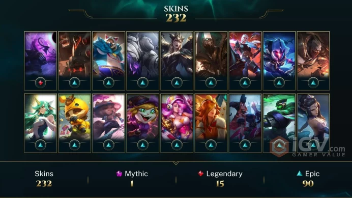 EUNE - 129 LVL ~ 250 Skins/Chromas ~ All Champions - YASUO Skins - Nightbringer Yasuo - Battle Boss Yasuo Border - Battle Boss Yasuo Chromas - M