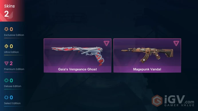 EU | 2 skins | Magepunk Vandal | Gaia's Vengeance Ghost | Z5658