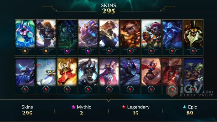 OCE ~300 Skins - GOLD S10 - ADC Main - Soulstealer Vayne - Hextech Kog'Maw -IG Kai'Sa - Frostblade Irelia Chroma - URFWICK - Silver 2014 - MY40