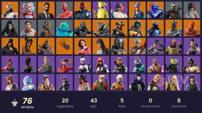 13344[PC/XBOX]John Wick|Rox|Calamity|Luxe|Zenith|Drift|The Ice King|Enforcer|The Prisoner|Ruin|The Foundation