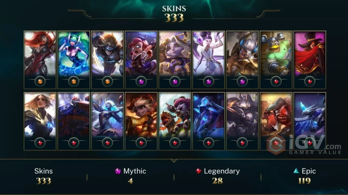 NA - SAFE - LVL 197 - GOLD S11 ~ 340 SKINS - Prestige Obsidian Dragon Sett - Prestige K/DA ALL OUT Kai'Sa - Hextech Tristana - Silver 2018 - MY2