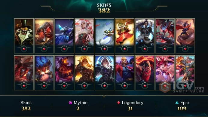 NA - LVL 69 - 410 Skins/Chromas - PAX JAX - NEO PAX JAX - Dark Cosmic Erasure Jhin - Soul Fighter Samira - Soul Fighter Viego - Gold 2015 - MY21
