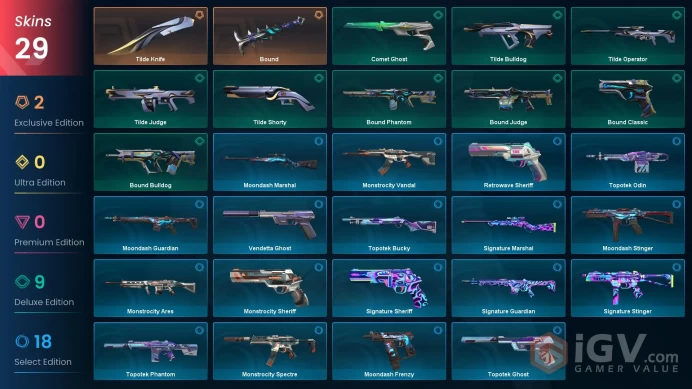 [EU] 29 SKINS | 2 KNIFES | 19 AGENTS | Ranked Ready