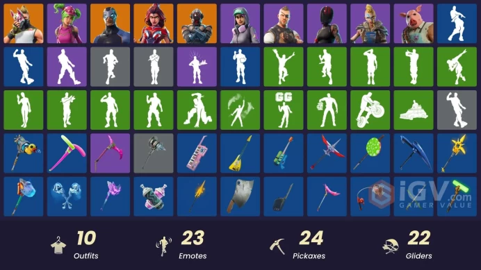 [PC/PSN/XBOX] FA 10 SKINS | HYPE | VALOR | BOOGIE DOWN | ORANGE JUSTICE | THE VISITOR | DRIFT | CARBIDE | HUNTRESS | ZOEY | PIG THE BUTCHER |