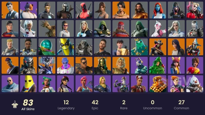 [PC/PSN/XBOX] FA 83 SKINS | MANDALORIAN | LARA CROFT | MIDAS | DEADPOOL | BRUTUS | MEOWSCLES | BOOGIE DOWN | RAZ | SPIRE ASSASSIN | JOEY |