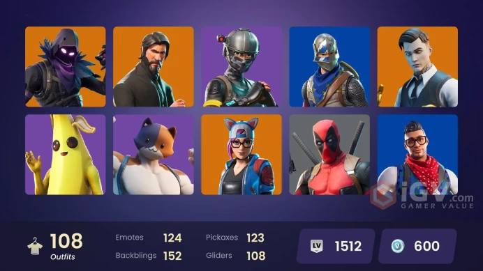 FA / 105 SKINS / OG SKULL TROOPER / THE REAPER / TAKE THE L