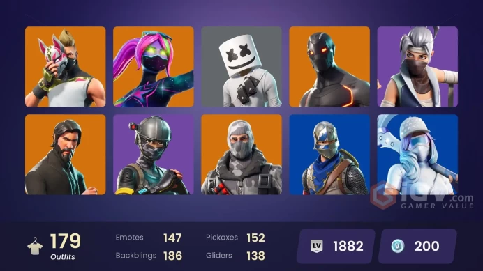[PC] 180 skins | OG STW | The Reaper | Blue Squire | Royale Knight | Elite Agent | Blue Team Leader | Y466