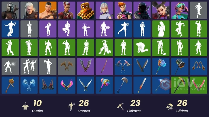 [PC/PSN/XBOX] FA 10 SKINS | MANDALORIAN | GERALT OF RIVIA | MENACE | KONDOR | REESE | LEXA | CAMILLE | MANCAKE | SELENE | MAVE |