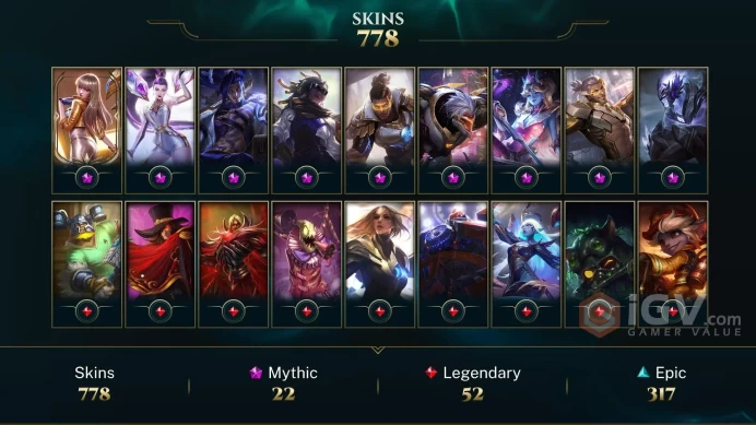 NA - Diamond 2024 - Emerald 2025 - 1248 Skins/Chromas - 22 Mythic - Prestige Inkshadow Yasuo - Ashen Slayer Sylas Chroma - Prestige K/DA Kai'Sa