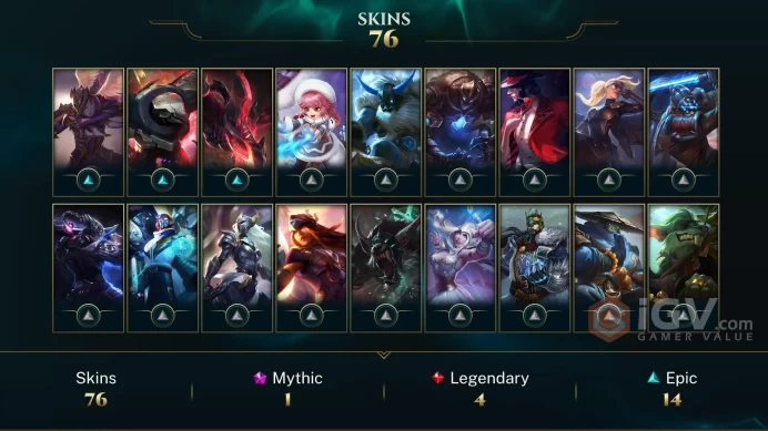NA - 164 LVL - 76 Skins - DJ Sona - Spirit Guard Udyr - Infernal Nasus - Lunar Eclipse Leona - Infernal Diana - SKT T1 Jhin - SKT T1 Azir -LE115