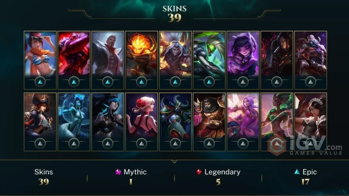 OCEANIA - 220 LVL ~ 40 Skins - Bronze 2021 - 31k Blue Essence - Spirit Guard Udyr - Dawnbringer Riven - God-King Darius - High Noon Lucian OC477